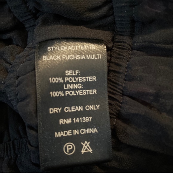 ASTR the Label Elva Flora Long Sleeve Top/Black Floral/Size XS - Picture 9 of 10